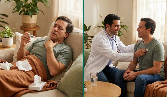 Qué síntomas pueden tratarse desde casa sin ir a urgencias
